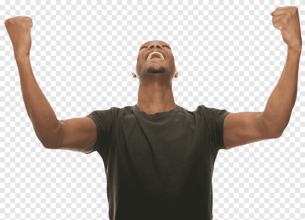 Человек с вытянутыми руками