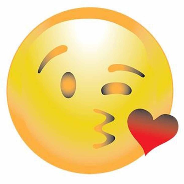 Воздушный поцелуй смайлик