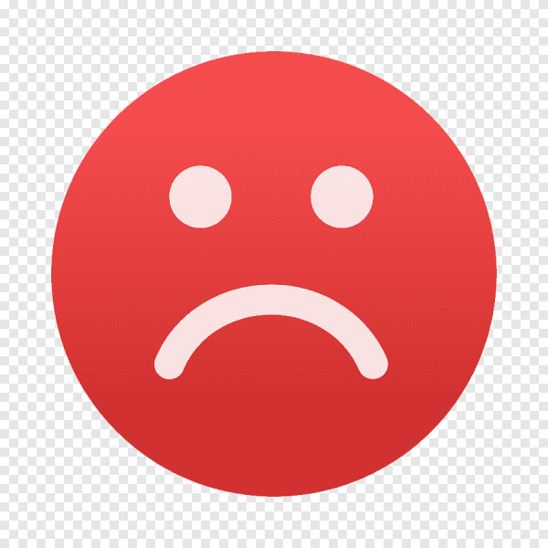 Красный смайлик