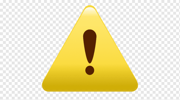 Жёлтый значок с восклицательным знаком