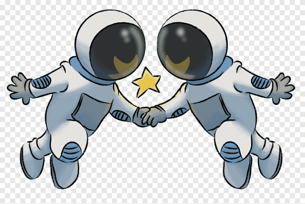 Космонавт мультяшный