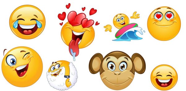 Необычные смайлики для ватсап