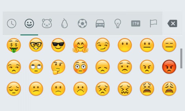 Смайлы из WHATSAPP