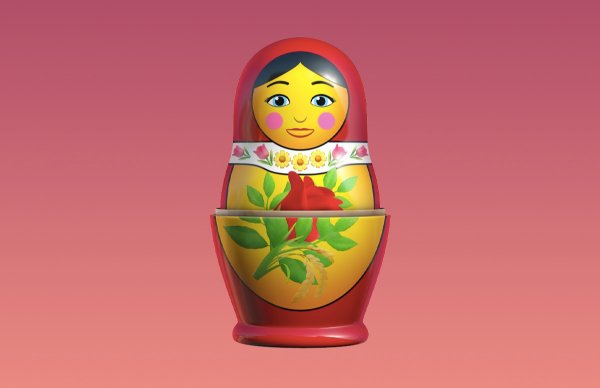 Матрешка рисунок