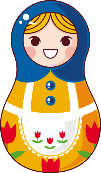 Матрешка без фона