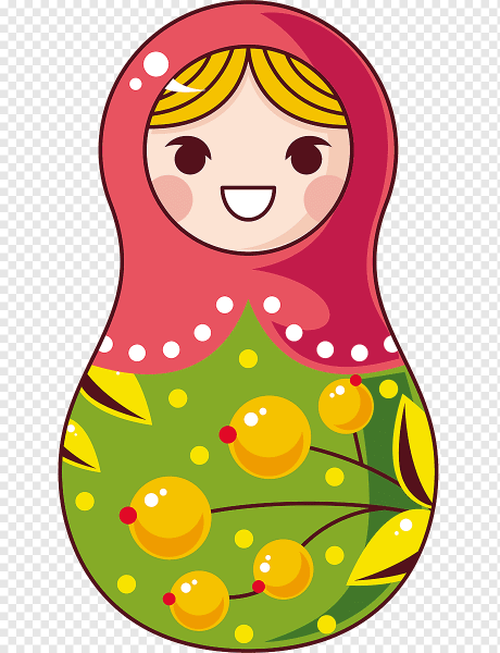 Матрешка без фона