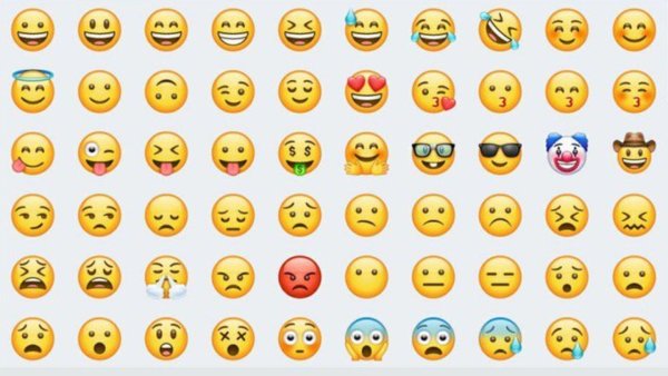 Смайлы из телефона