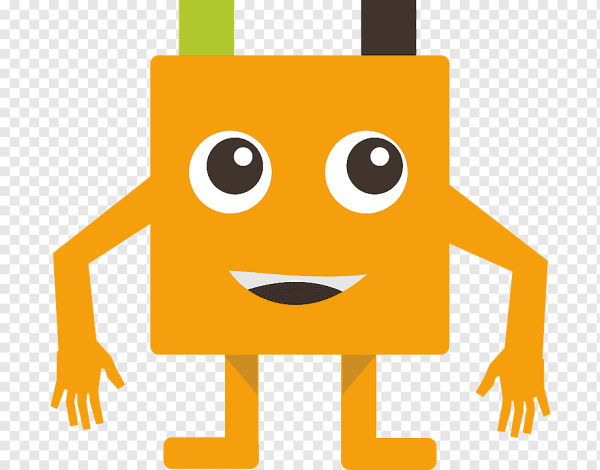 Белая квадратная кнопка