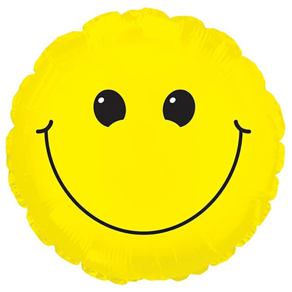 Смайлики круглые желтые