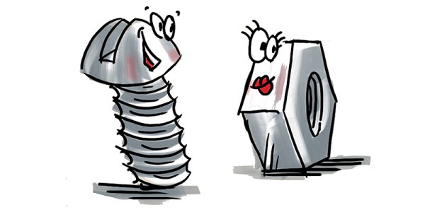 Болтик в гаечку