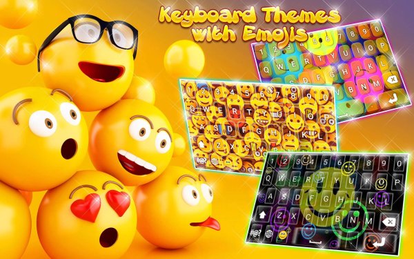 Смайлики на клавиатуре