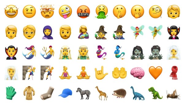 Смайлы айфона 11