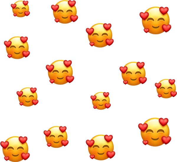 Смайлики много