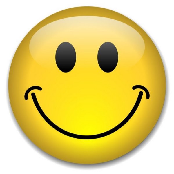 Смайлик веселый и грустный круглый