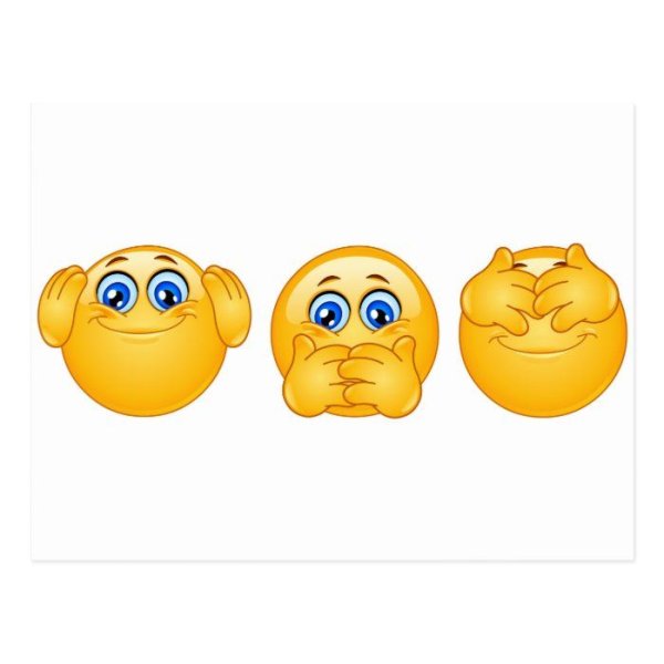 Смайлик ничего не вижу