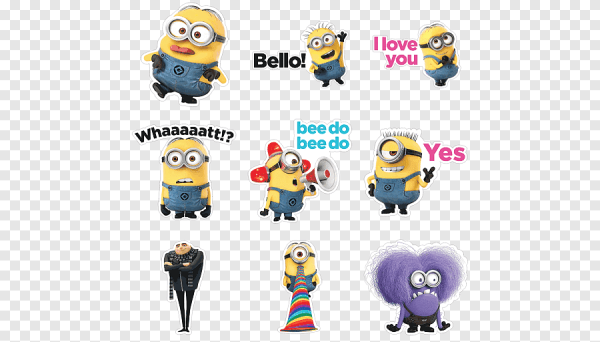 Стикеры Миньоны для вайбера