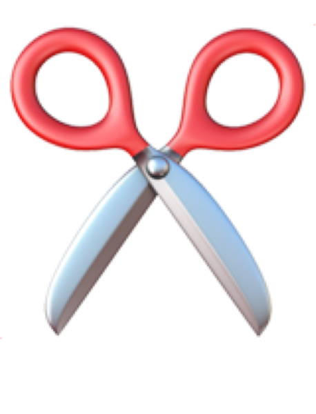 Стикер ножницы