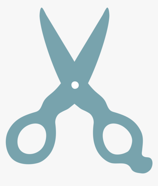 Стикер ножницы