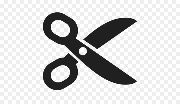 Ножницы и бумага на прозрачном фоне