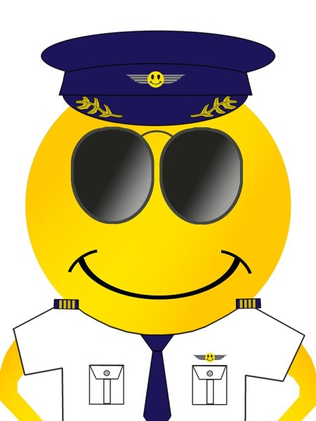 Смайлик едет на поезде