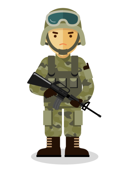 Смайлик военнослужащего