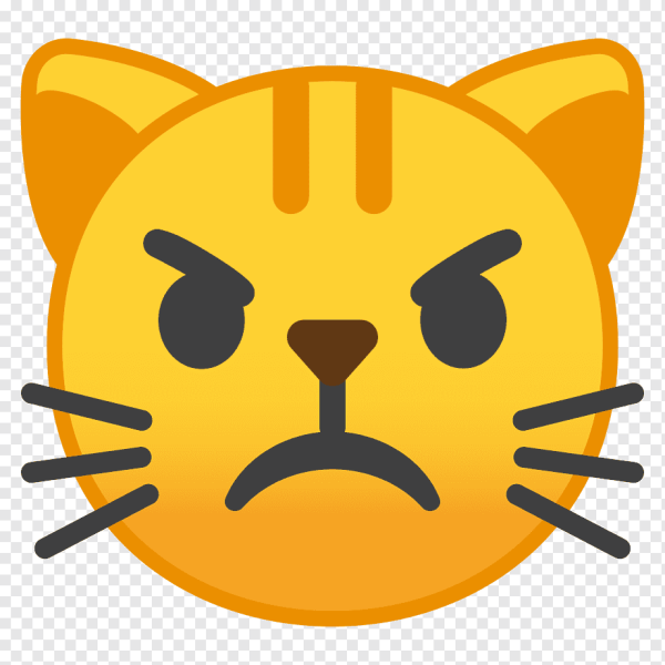 Злой кот эмодзи