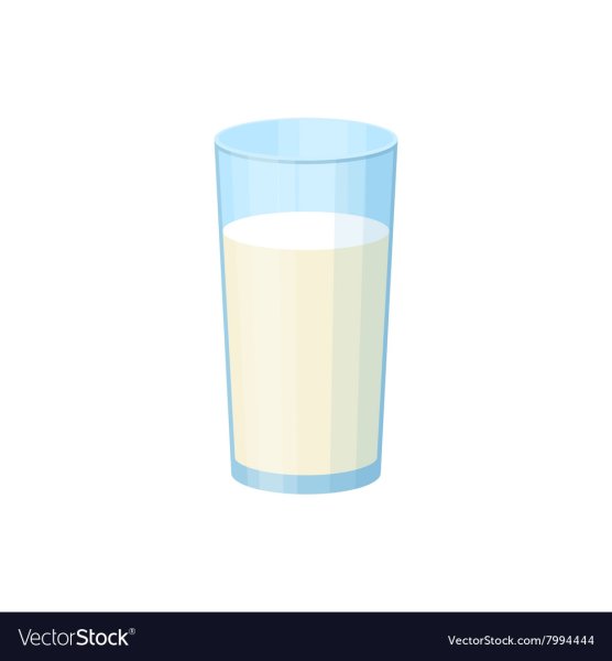 Стакан молока вектор