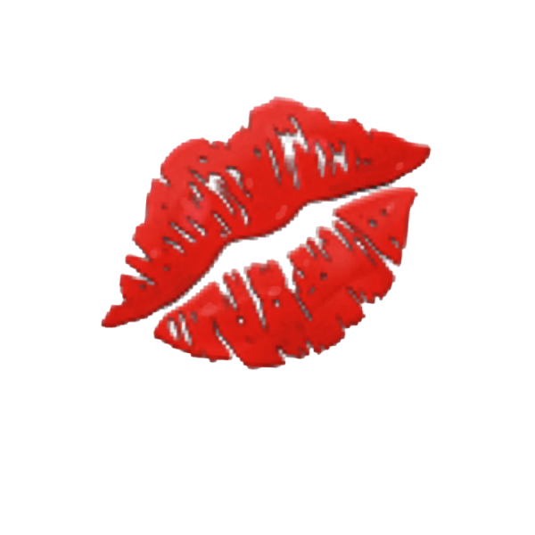 Смайл поцелуй с радостью