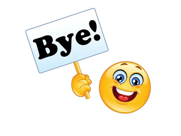 Смайлик Bye