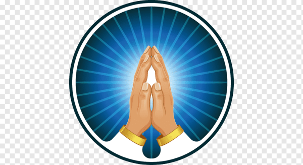 Смайлик сложенные ладони