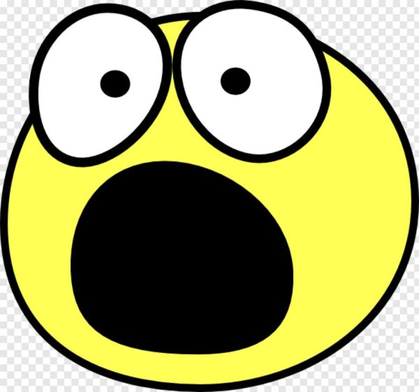 Удивленный смайлик