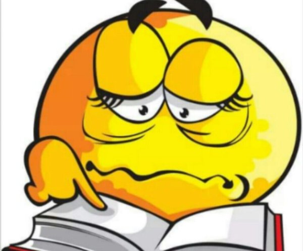 Смайлик с книгой