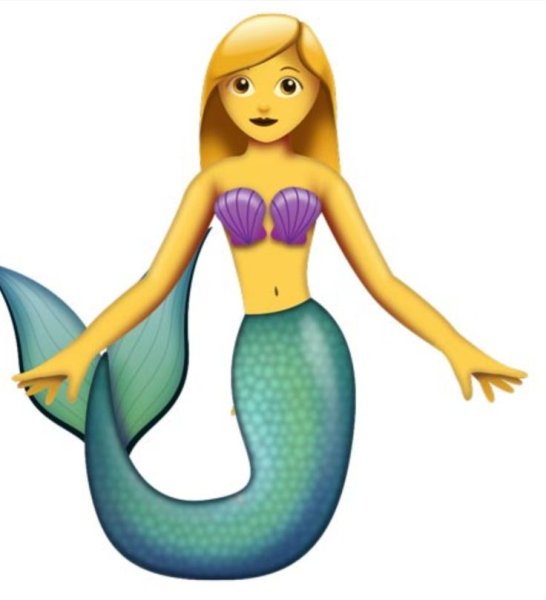 Эмодзи айфон Русалка