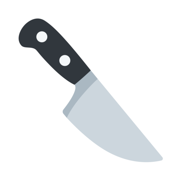 Эмодзи нож без фона