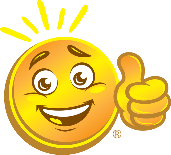 Смайлик класс на белом фоне