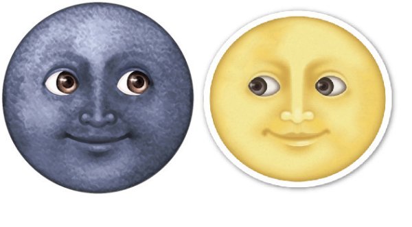 Луна смайлик