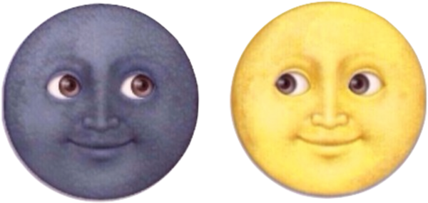 Черная Луна эмодзи