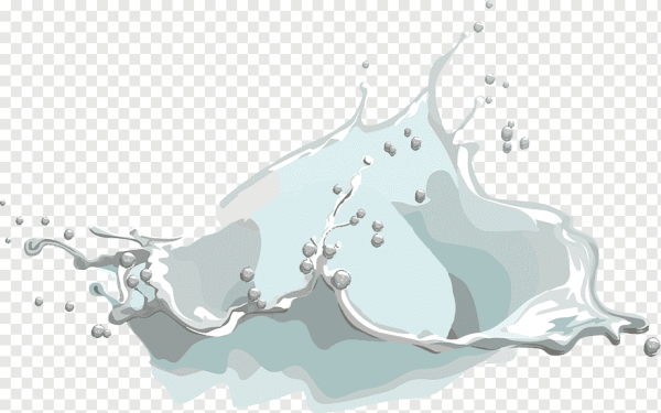 Брызги воды мультяшные