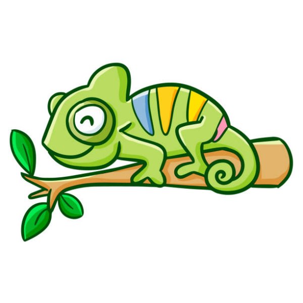 Смайлик хамелеон