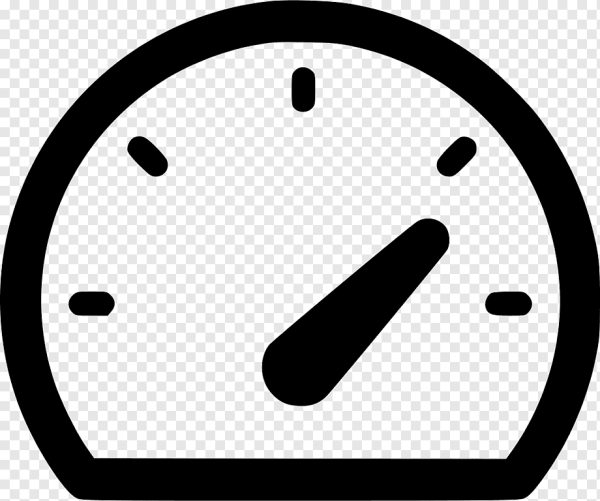 Спидометр черно белый