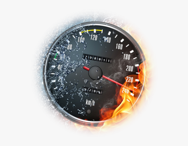 Прозрачный спидометр