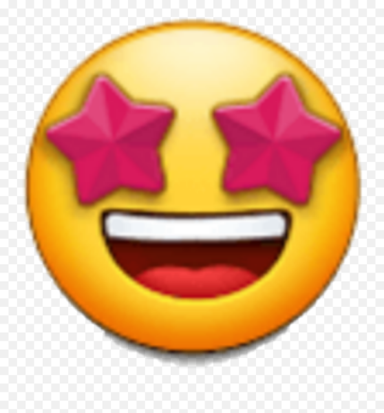 Смайлик звезды в глазах