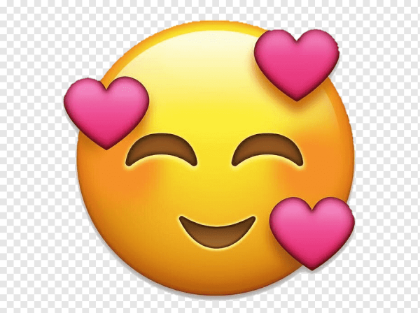 Эмодзи глаза сердечки