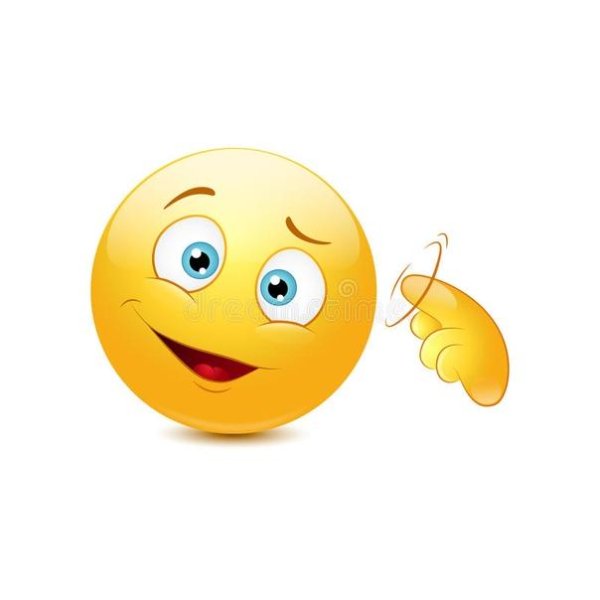 Смайлик крутит у Виска пальцем