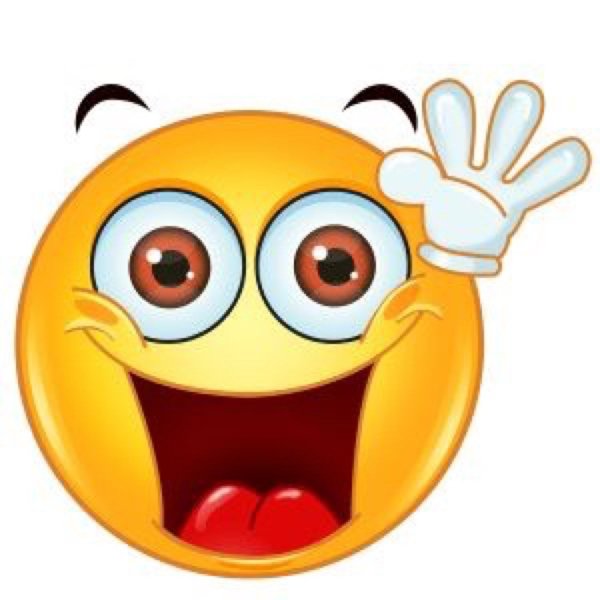 Смайл машет рукой