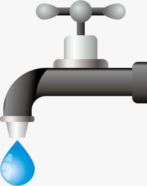 Эмодзи кран с водой