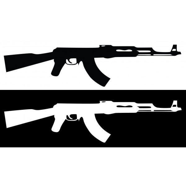 АК 47 стикер