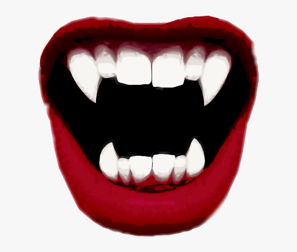 Улыбка вампира смайлик