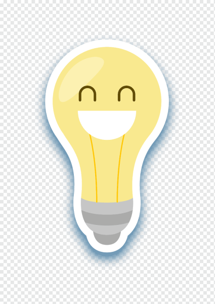 Рожица на лампочке