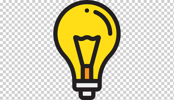 Лампочка без фона